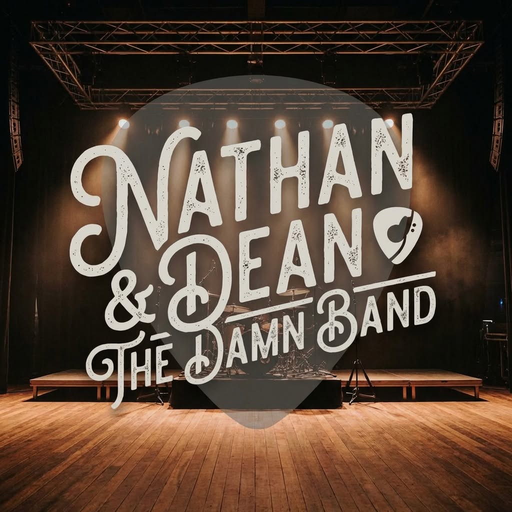 NDATDB-LOGO Nathan Dean & The Damn Band Logo