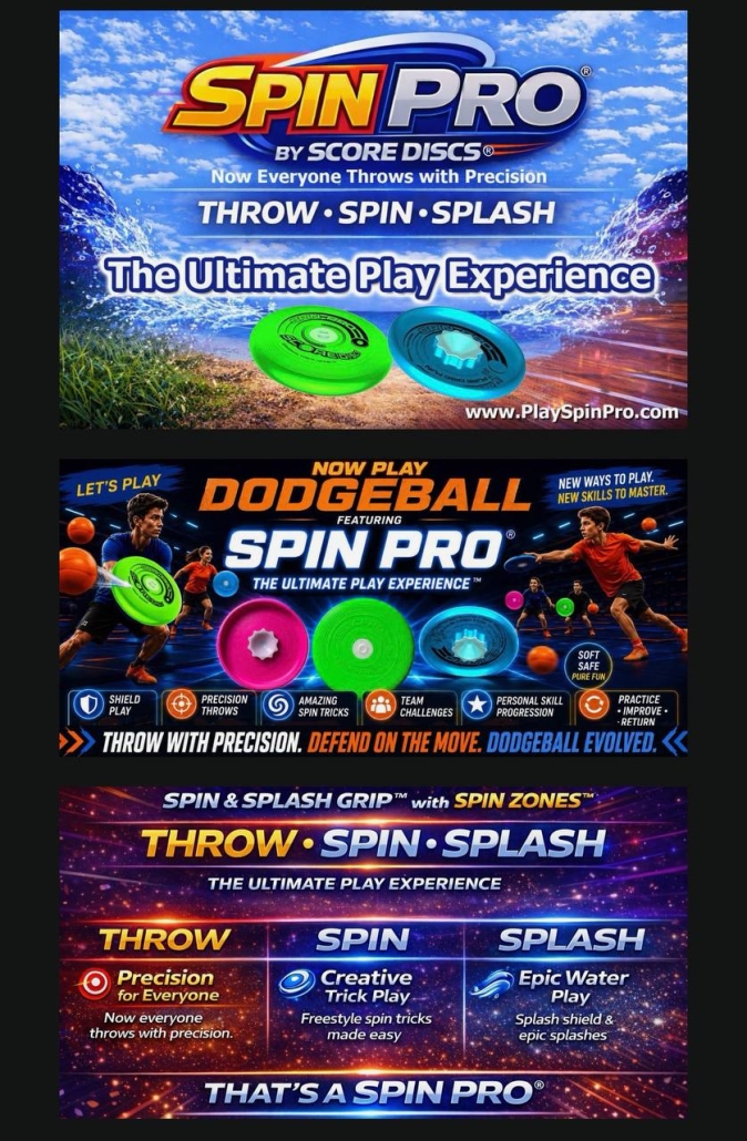 SPIN-PRO Spin Pro - The Ultimate Play Experience - Dodgeball, Evolved - Vendor set up at Horseshoe Park & Equestrian Centre October 30-31, 2026